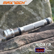 Maxtoch HIDX12 Rechargeable Hid Flashlight 85w 18650 Li-ion Pack
